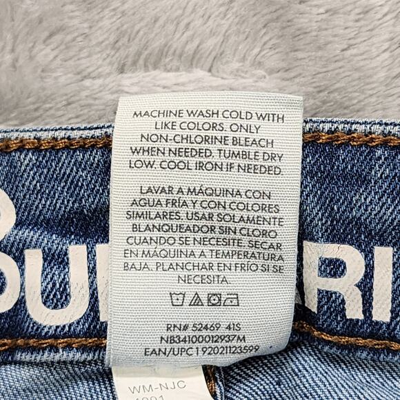 No Boundaries Jeans Womens 14 Blue High Rise Skinny Leg Stretch Denim Casual - Picture 7 of 12